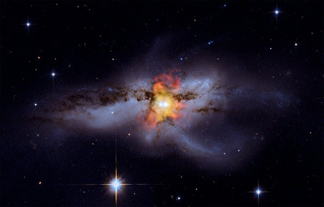 Merging black holes in NGC 6240