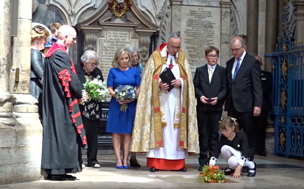Stephen Hawking's ashes are interred at Westminster Abbey