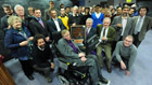 The CTC team with Stephen Hawking