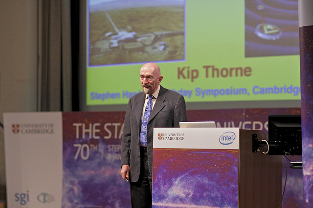 Professor Kip Thorne speaks at The State of the Universe (Sir Cam)