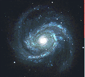 M100, one of the spiral galaxies in the Virgo cluster