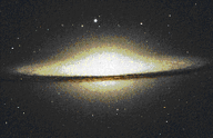 Sombrero galaxy NGC4549.