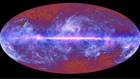 The Cosmic Microwave Background data from the ESA's Planck Satellite.
